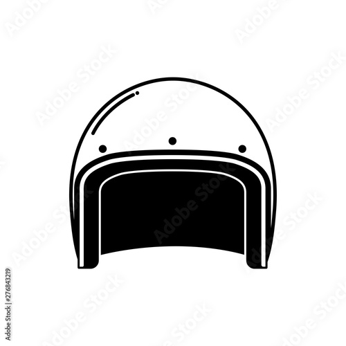 motorcycle helmet icon vector illustration - vector