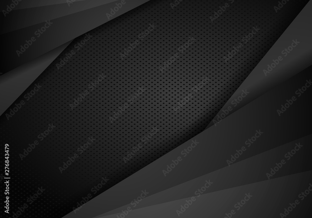 Tech dark design with perforated metal texture. Vector background Tech dark design with perforated metal texture. Vector background