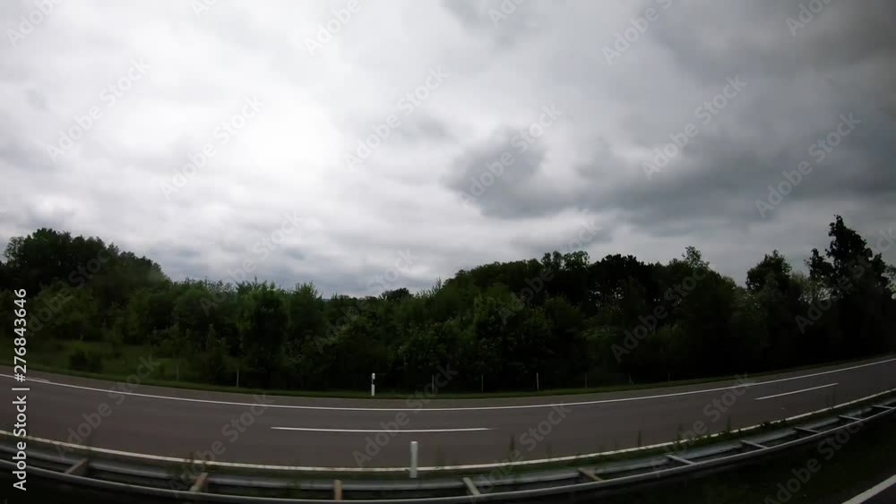 Bus Drive On A Highway In Croatia Time Lapse Bus Drive On A Highway In Croatia Time Lapse