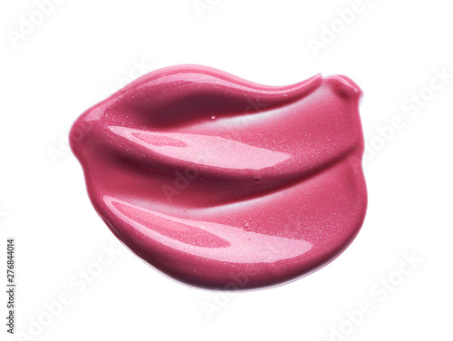 Wallpaper Mural Gently pink strokes and texture of lip gloss Torontodigital.ca