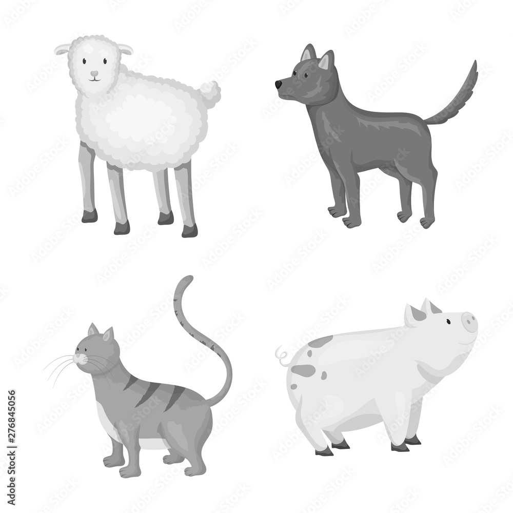 Vector illustration of homestead and agriculture logo. Collection of homestead and kitchen stock symbol for web. Vector illustration of homestead and agriculture logo. Collection of homestead and kitchen stock symbol for web.