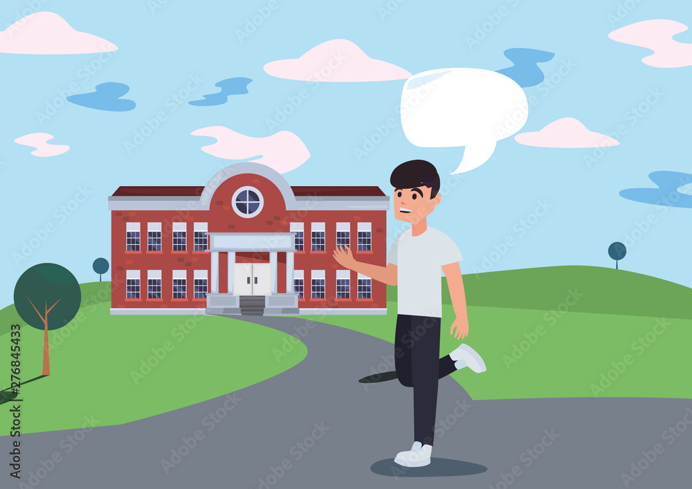 back to school flat design back to school flat design
