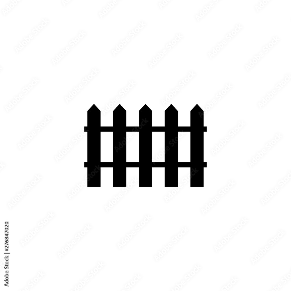 Fence Icon Vector Illustration - Vector Fence Icon Vector Illustration - Vector
