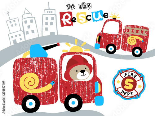 fire truck cartoon