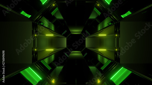 futuristic dark scifi background wallpaper background 3d render photo