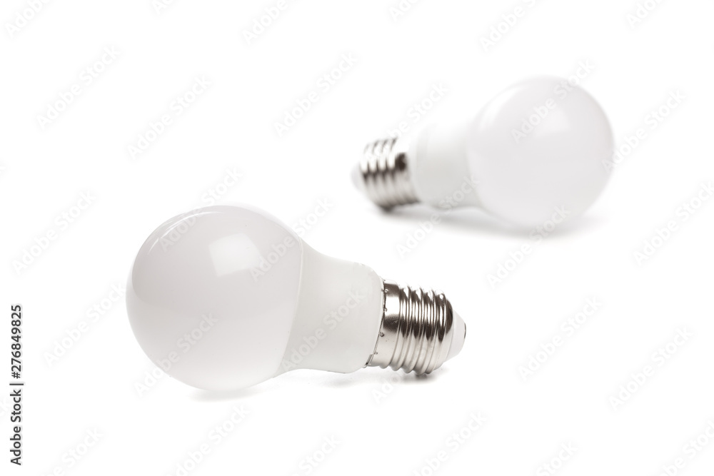 LED light bulb New technology isolated on white background, Energy saving electric lamp is good for environment. - Image .. LED light bulb New technology isolated on white background, Energy saving electric lamp is good for environment. - Image ..