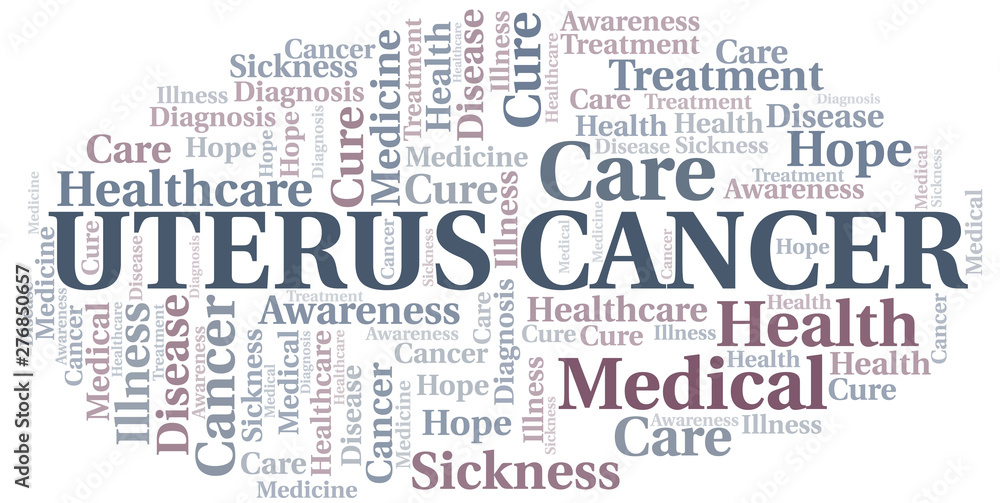 Uterus Cancer word cloud. Vector made with text only. Uterus Cancer word cloud. Vector made with text only.