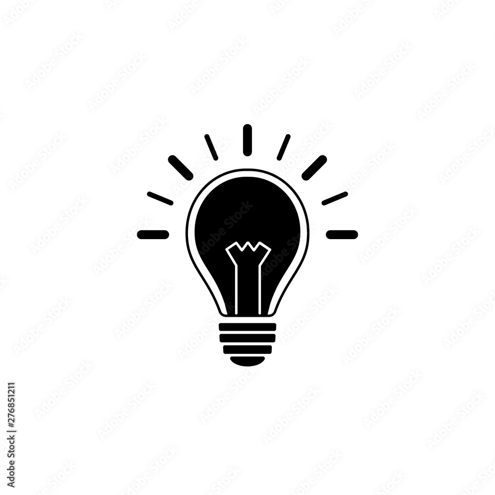 bulb icon template vector illustration - vector bulb icon template vector illustration - vector