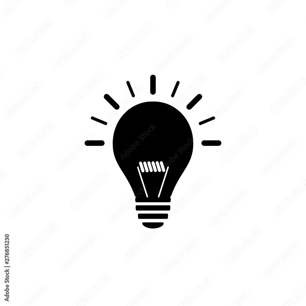 bulb icon template vector illustration - vector bulb icon template vector illustration - vector