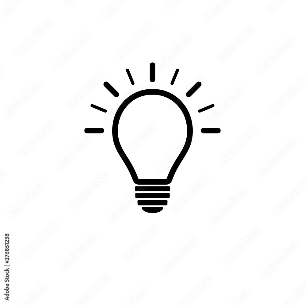 bulb icon template vector illustration - vector bulb icon template vector illustration - vector