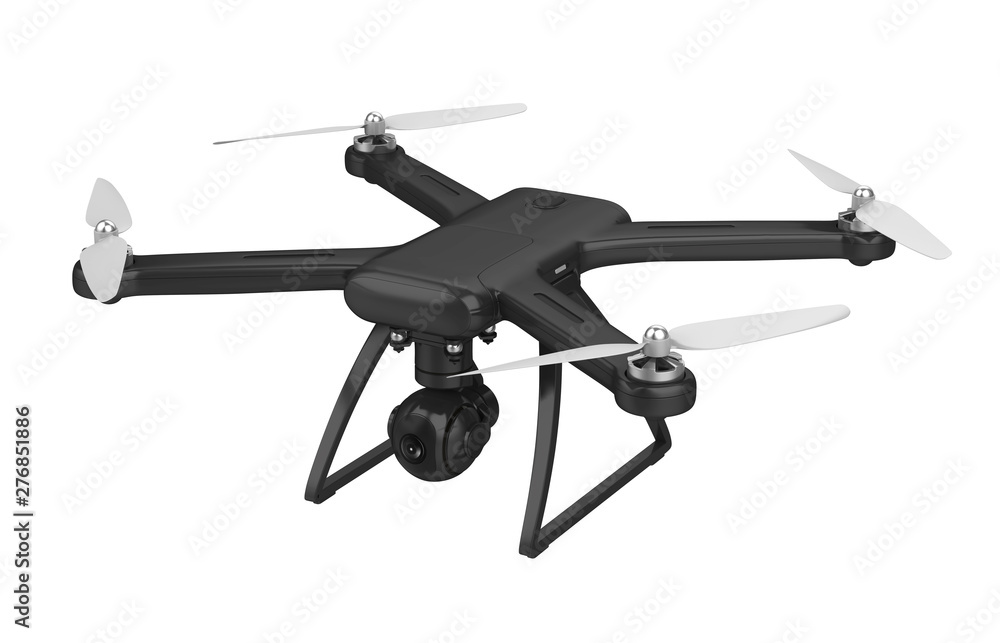 Drone Quadcopter Isolated Drone Quadcopter Isolated
