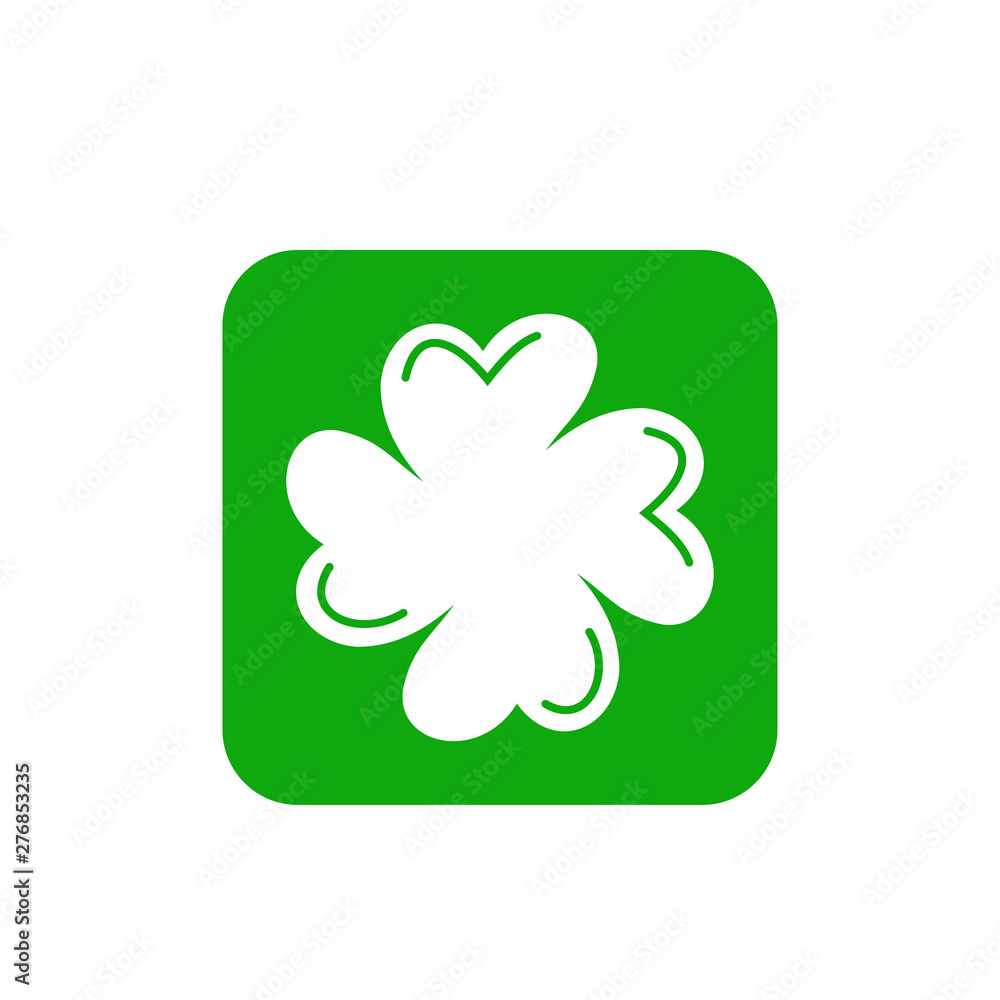 Clover symbol icon vector illustration Clover symbol icon vector illustration