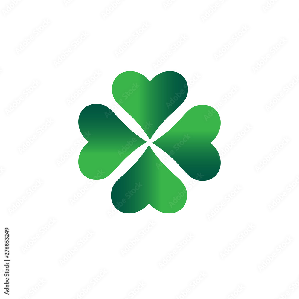Clover symbol icon vector illustration Clover symbol icon vector illustration
