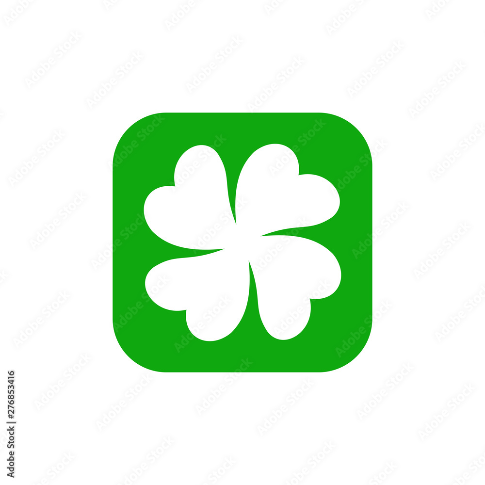 Clover symbol icon vector illustration Clover symbol icon vector illustration