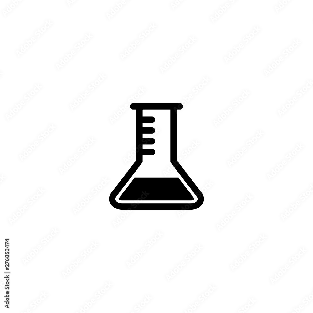 Flask Erlenmeyer Lab Icon Vector illustration - vector Flask Erlenmeyer Lab Icon Vector illustration - vector