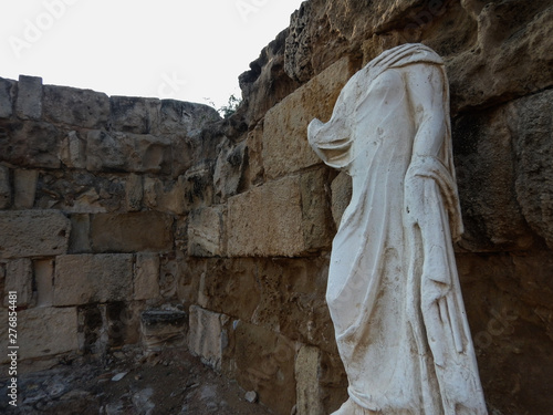 Salamis Ancient City ruins. East coast of Cyprus island