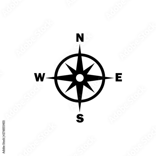Compass symbol icon vector illustration