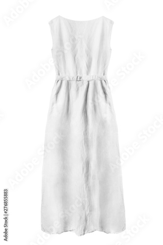 White dress isolated