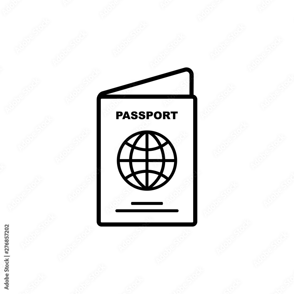 passport icon template vector illustration - vector passport icon template vector illustration - vector