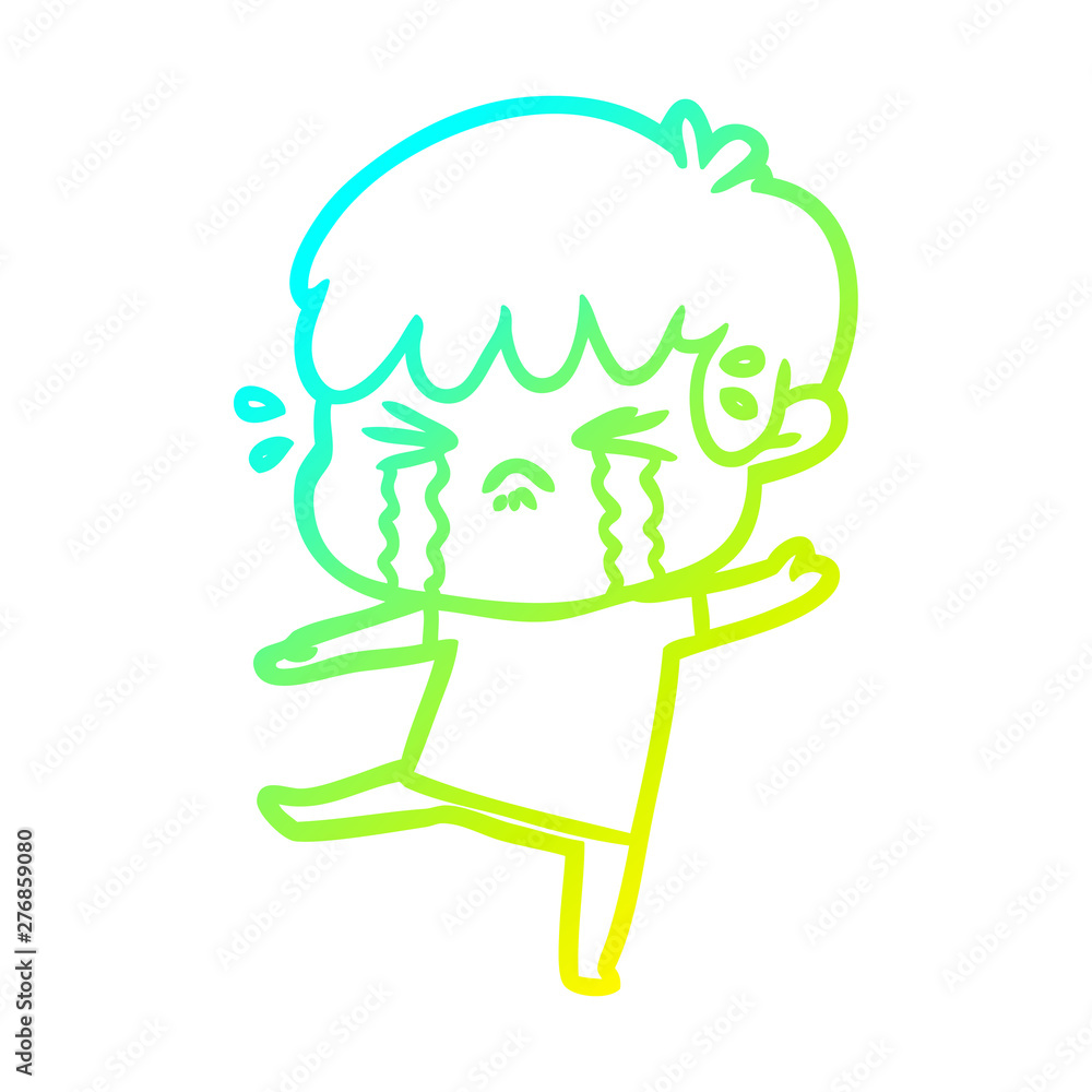 cold gradient line drawing cartoon boy crying cold gradient line drawing cartoon boy crying