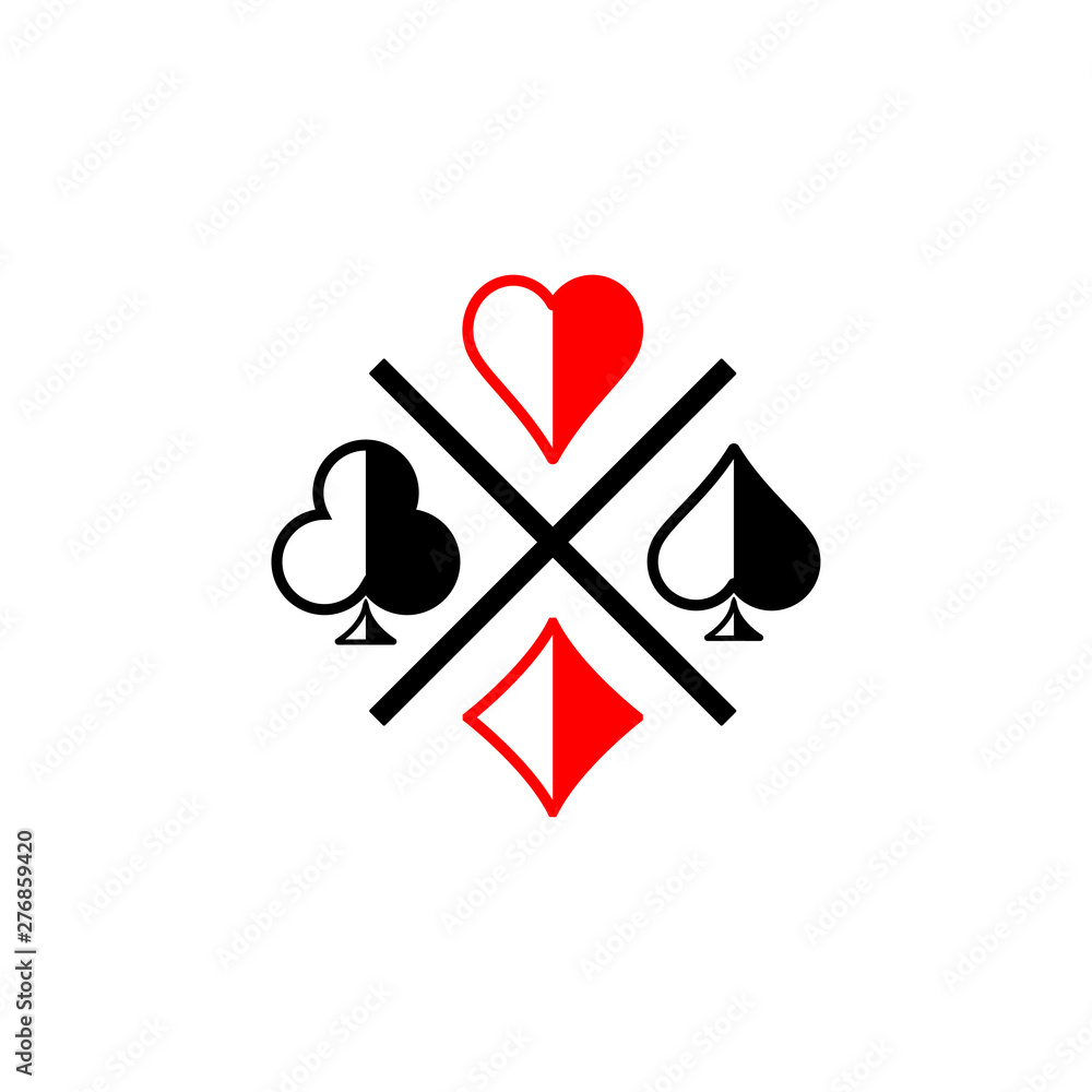 playing card icon template vector illustration - vector playing card icon template vector illustration - vector