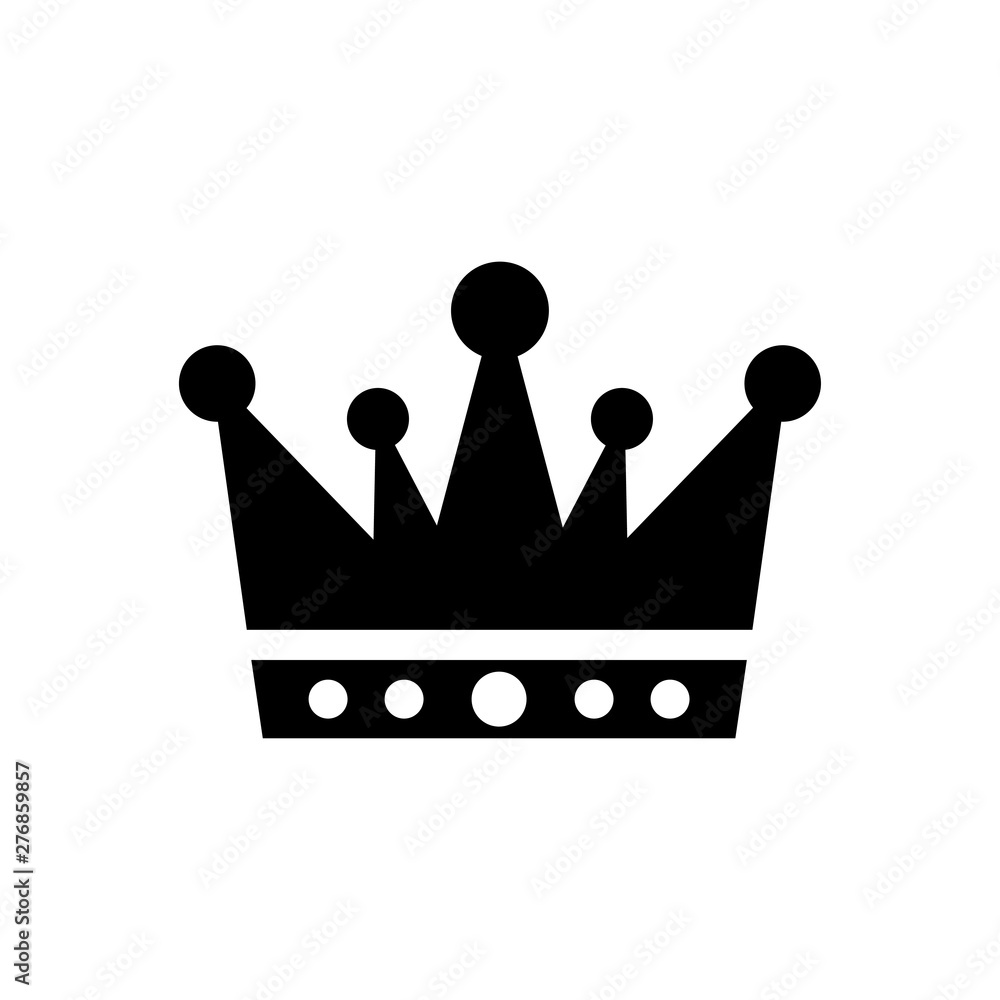 Crown symbol icon vector illustration Crown symbol icon vector illustration