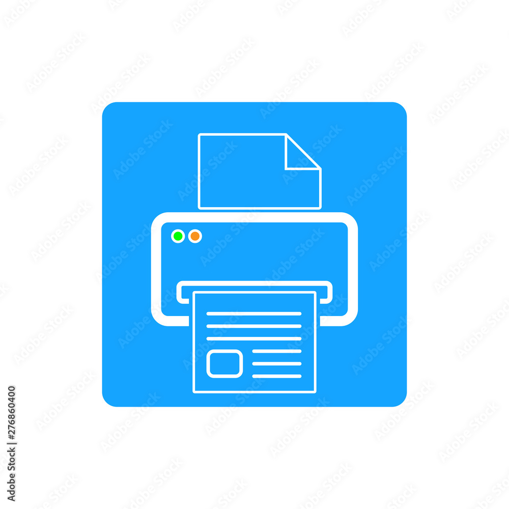 printer icon template vector illustration - vector printer icon template vector illustration - vector