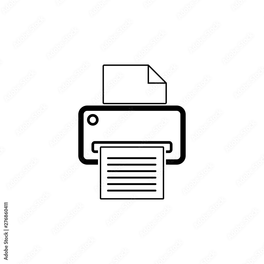 printer icon template vector illustration - vector printer icon template vector illustration - vector