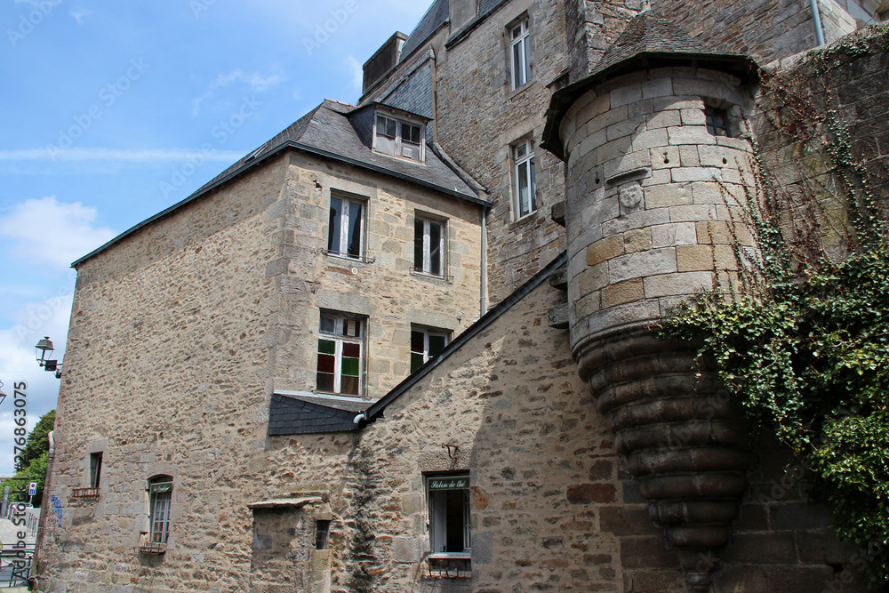 renaissance (?) buildings in quimper (brittany - france) renaissance (?) buildings in quimper (brittany - france)
