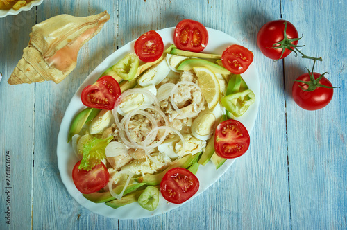 Puerto Rican Cod fish salad