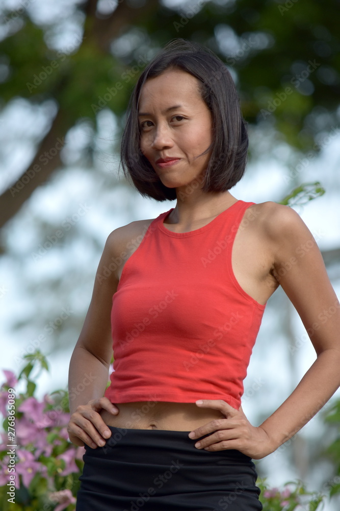 Fototapeta premium Pretty Youthful Diverse Person