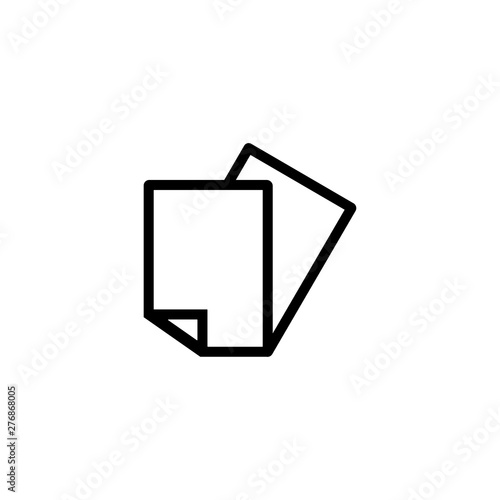 Free Download paper icon template vector illustration - vector - GFXLoad