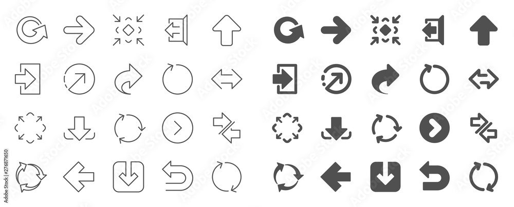 Share arrow icons. Set of Download, Synchronize and Recycle icons. Undo, Refresh and Login symbols. Sign out, download and Upload. Universal arrow elements, share, synchronize sign. Quality sign set Share arrow icons. Set of Download, Synchronize and Recycle icons. Undo, Refresh and Login symbols. Sign out, download and Upload. Universal arrow elements, share, synchronize sign. Quality sign set