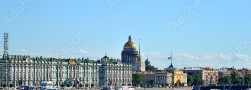 Wide-format panorama of the St. Petersburg