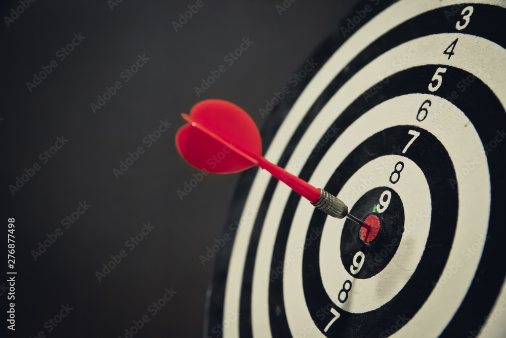 Bullseye is a target of business focus and winner winner concept. Bullseye is a target of business focus and winner winner concept.