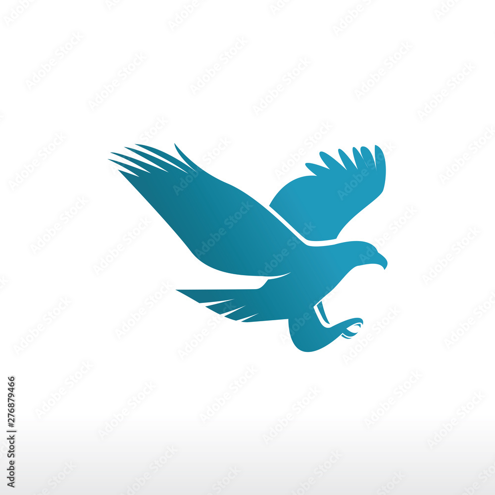 Naklejka premium eagle logo design vector concept