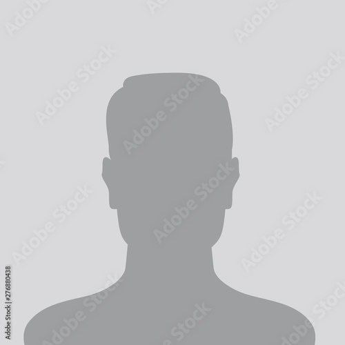 Person gray photo placeholder man