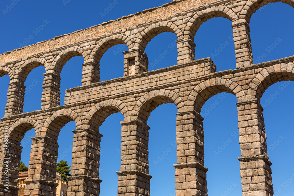 Segovia aqueduct ruins