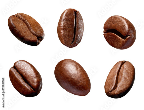 Fototapeta coffee bean brown roasted caffeine espresso seed