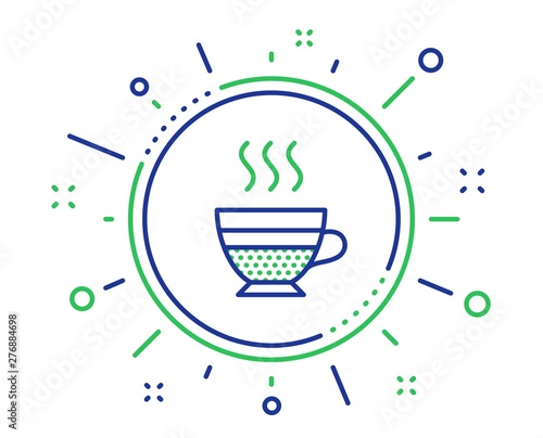 Cafe creme icon. Hot drink sign. Beverage symbol. Quality design elements. Technology cafe creme button. Editable stroke. Vector