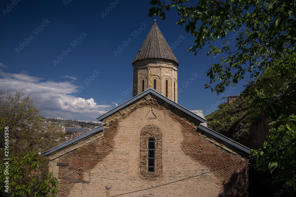 Kldisubani Saint George basilica tower Kldisubani Saint George basilica tower