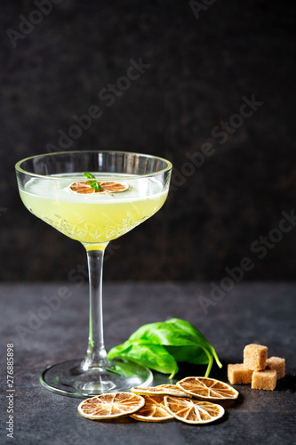 Twist up your normal taste of tipsiness with this Basil Daiquiri cocktail