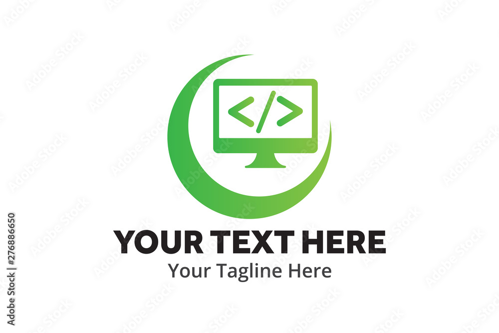 unique web developer simple logo creative design in flat style with color . web designer logo creative design for identity and community unique web developer simple logo creative design in flat style with color . web designer logo creative design for identity and community
