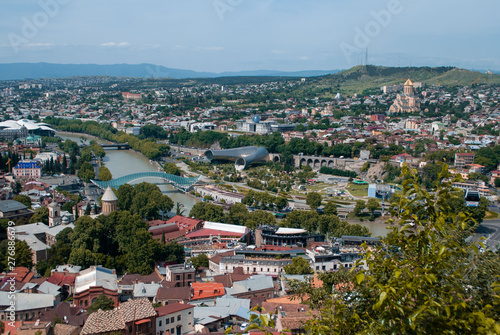 Tbilisi, Georgia - June 6, 2019: Panorama Of Tbilisi, Georgia, photo