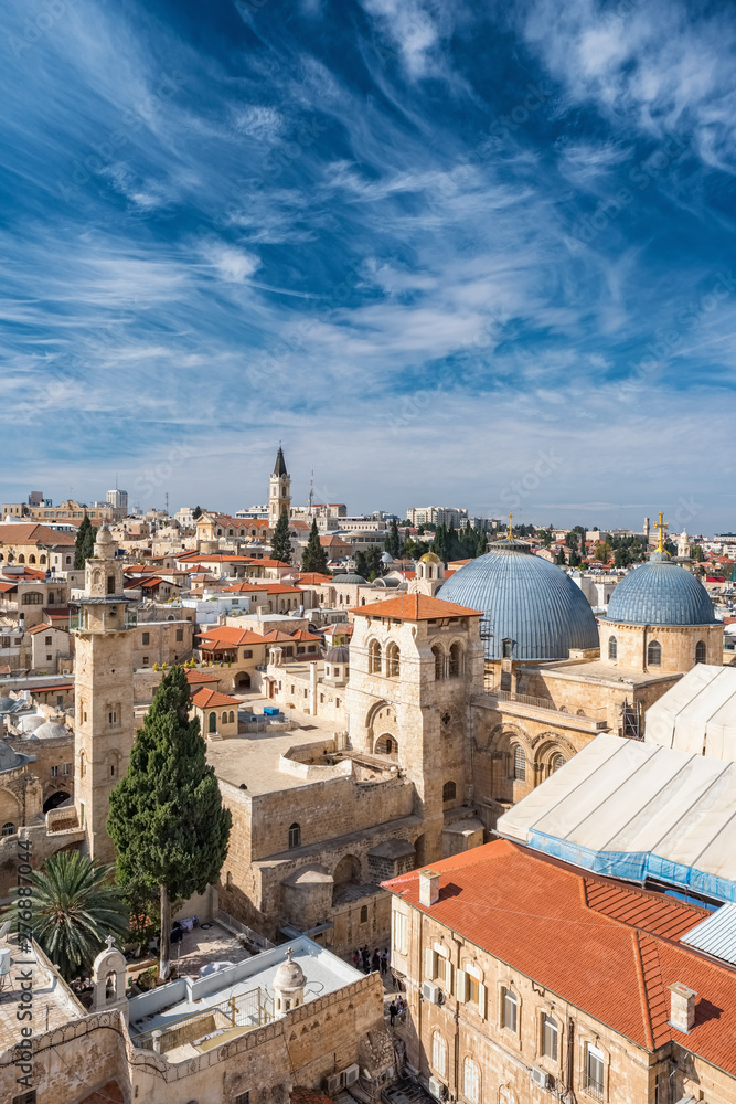 Top view of Jerusalem old city