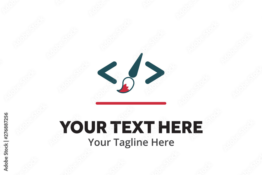 unique web developer simple logo creative design in flat style with color . web designer logo creative design for identity and community unique web developer simple logo creative design in flat style with color . web designer logo creative design for identity and community