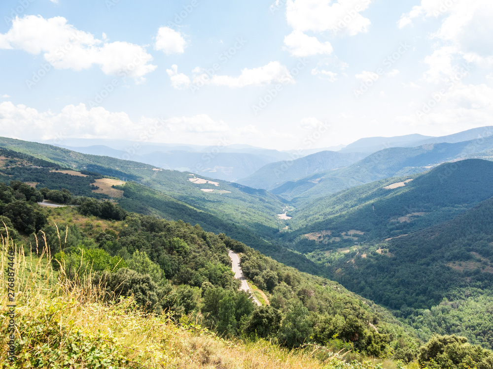 General and panoramic view of the mountain region of Pallars, in the province of Lleida, Catalan Pyrenees, Catalonia, Spain General and panoramic view of the mountain region of Pallars, in the province of Lleida, Catalan Pyrenees, Catalonia, Spain