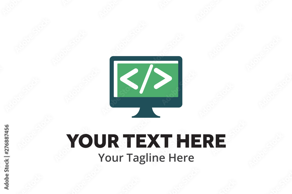 unique web developer simple logo creative design in flat style with color . web designer logo creative design for identity and community unique web developer simple logo creative design in flat style with color . web designer logo creative design for identity and community