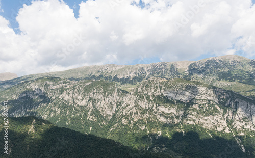 Views from the El Pedraforca massif, t is one of the most emblematic mountains of Catalonia, Spain photo