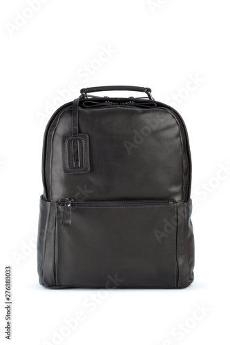 Men's handbag backpack isolated on white background